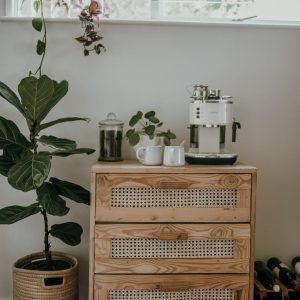 Rustic Wood Nightstand