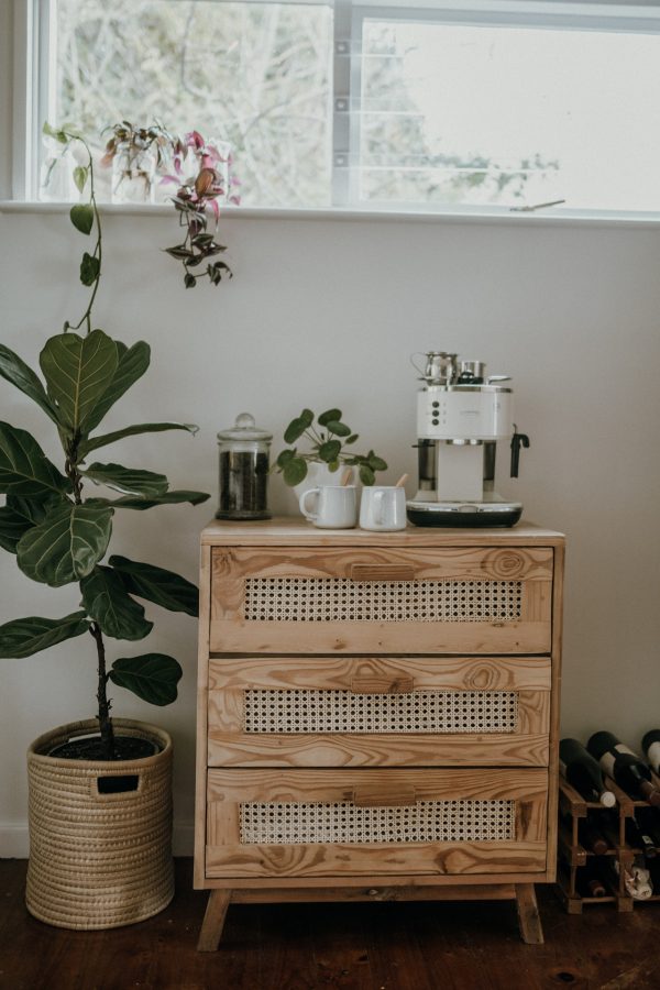 Rustic Wood Nightstand